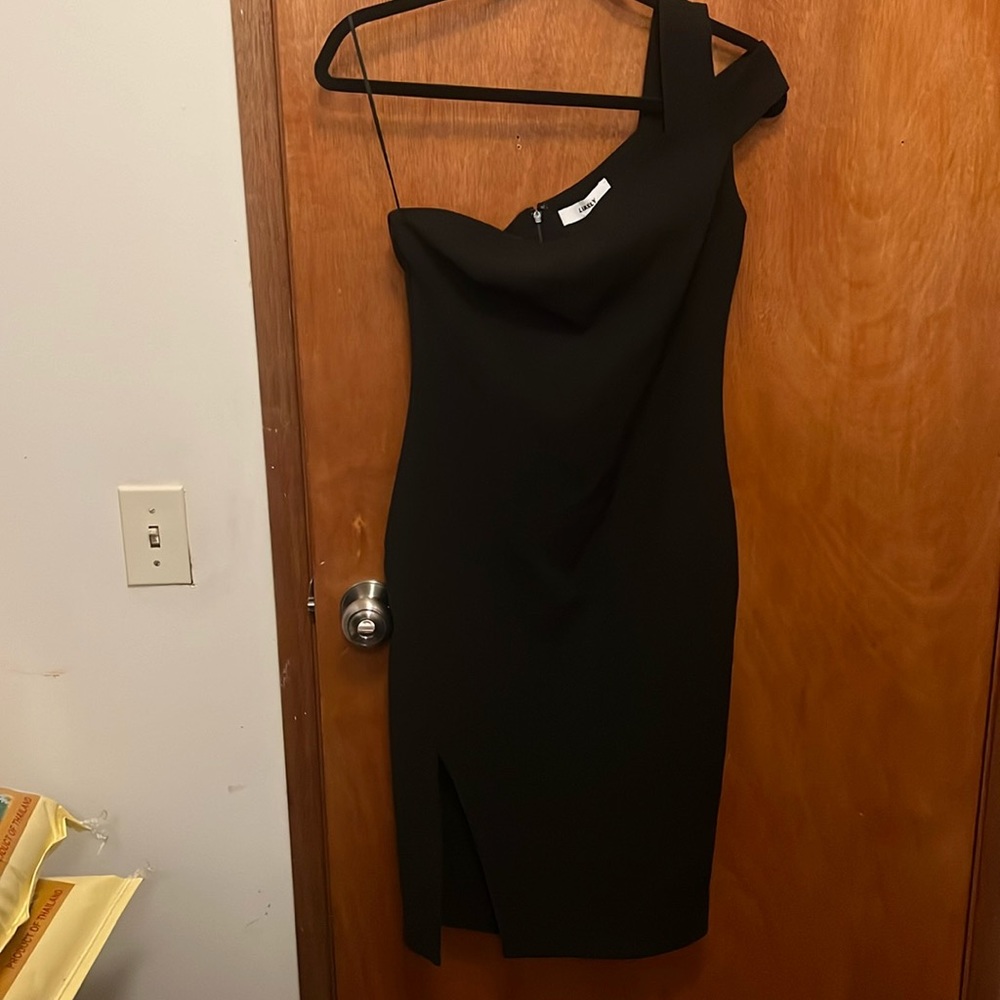 Likely  Off the Shoulder Black Dress NWT